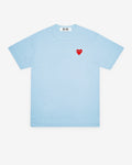 Play Comme des Gar?ons - Bright Red Heart T-Shirt - (Blue)