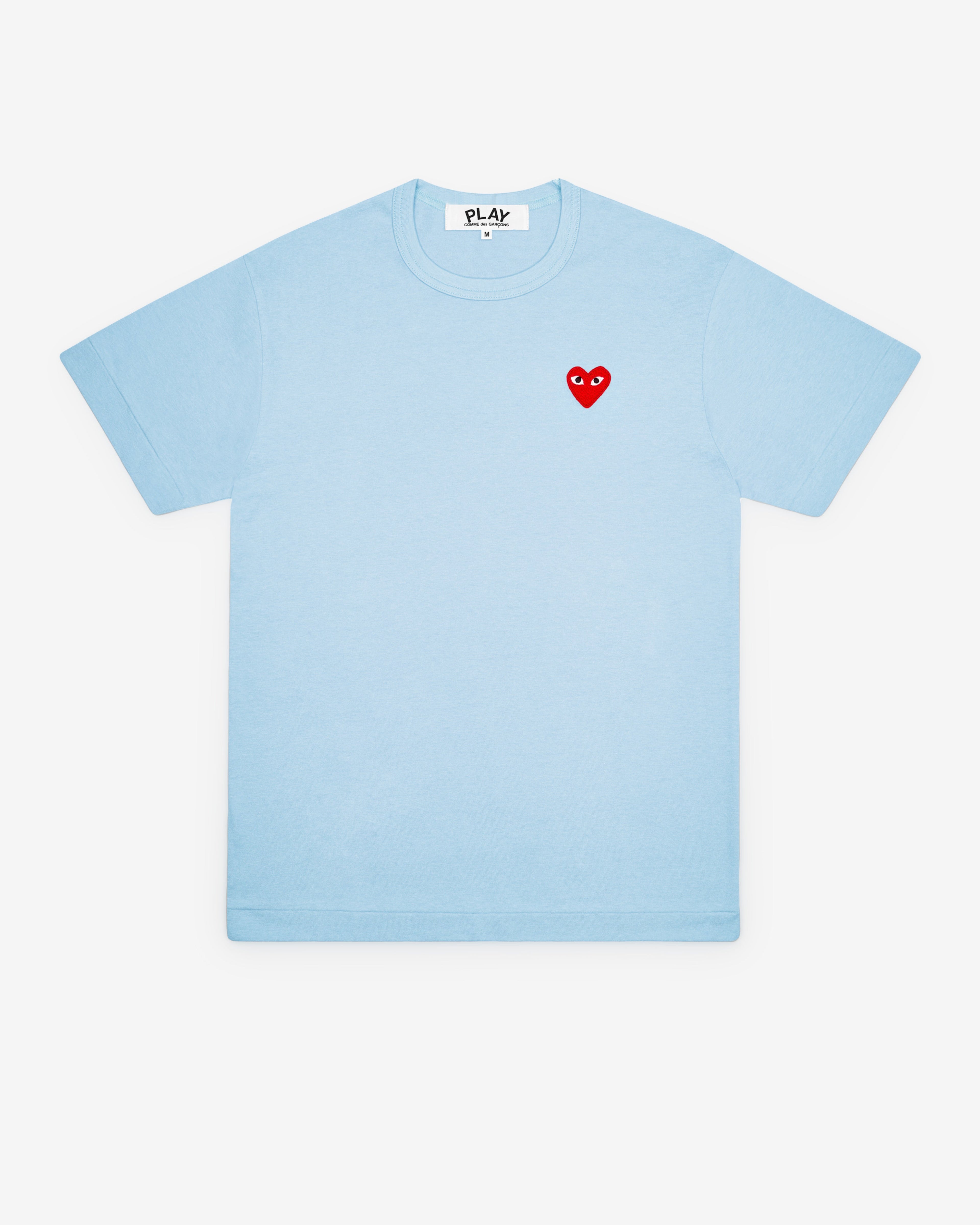 Play Comme des Gar?ons - Bright Red Heart T-Shirt - (Blue)