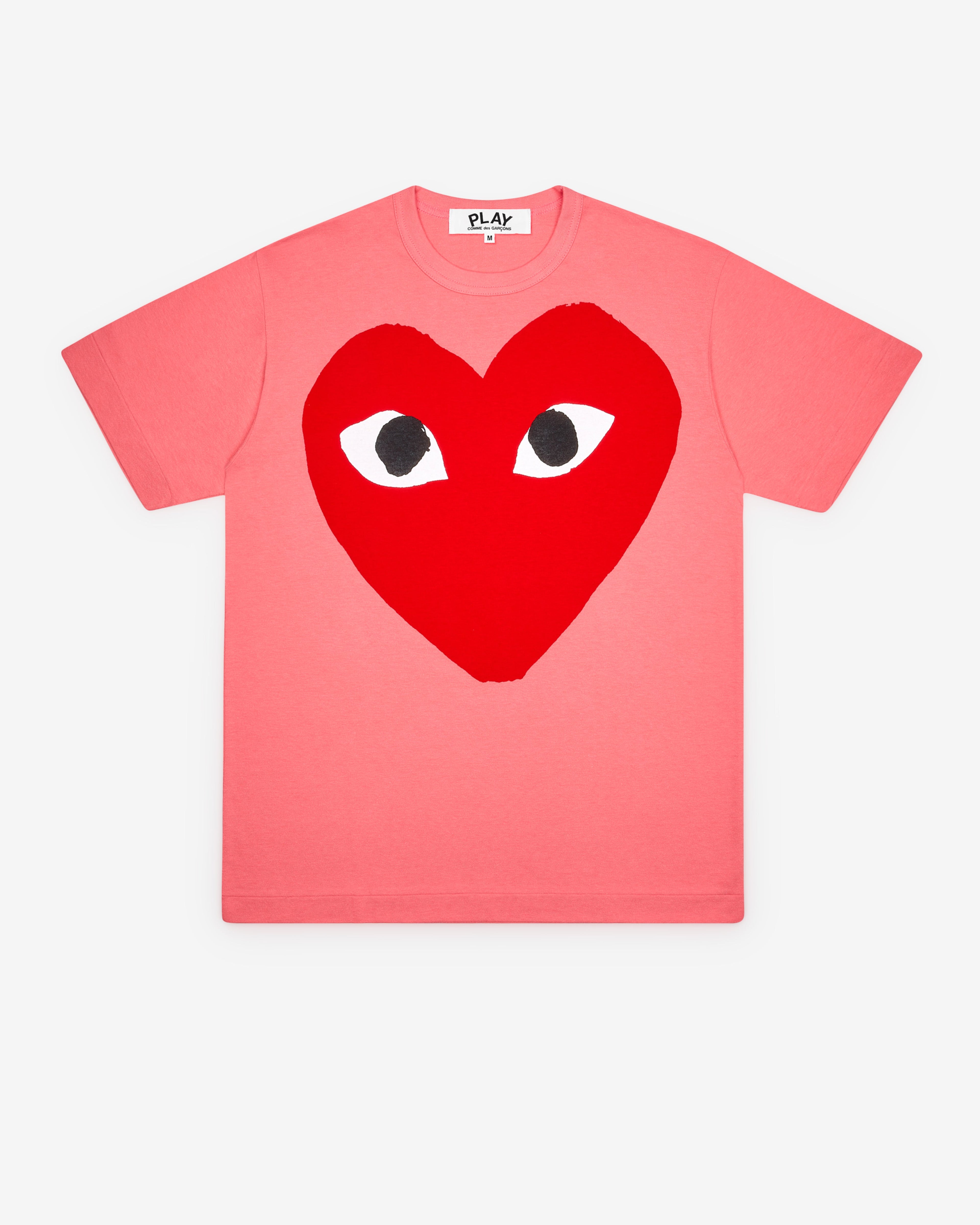 Play Comme des Gar?ons - Bright Heart Logo T-Shirt - (Pink)