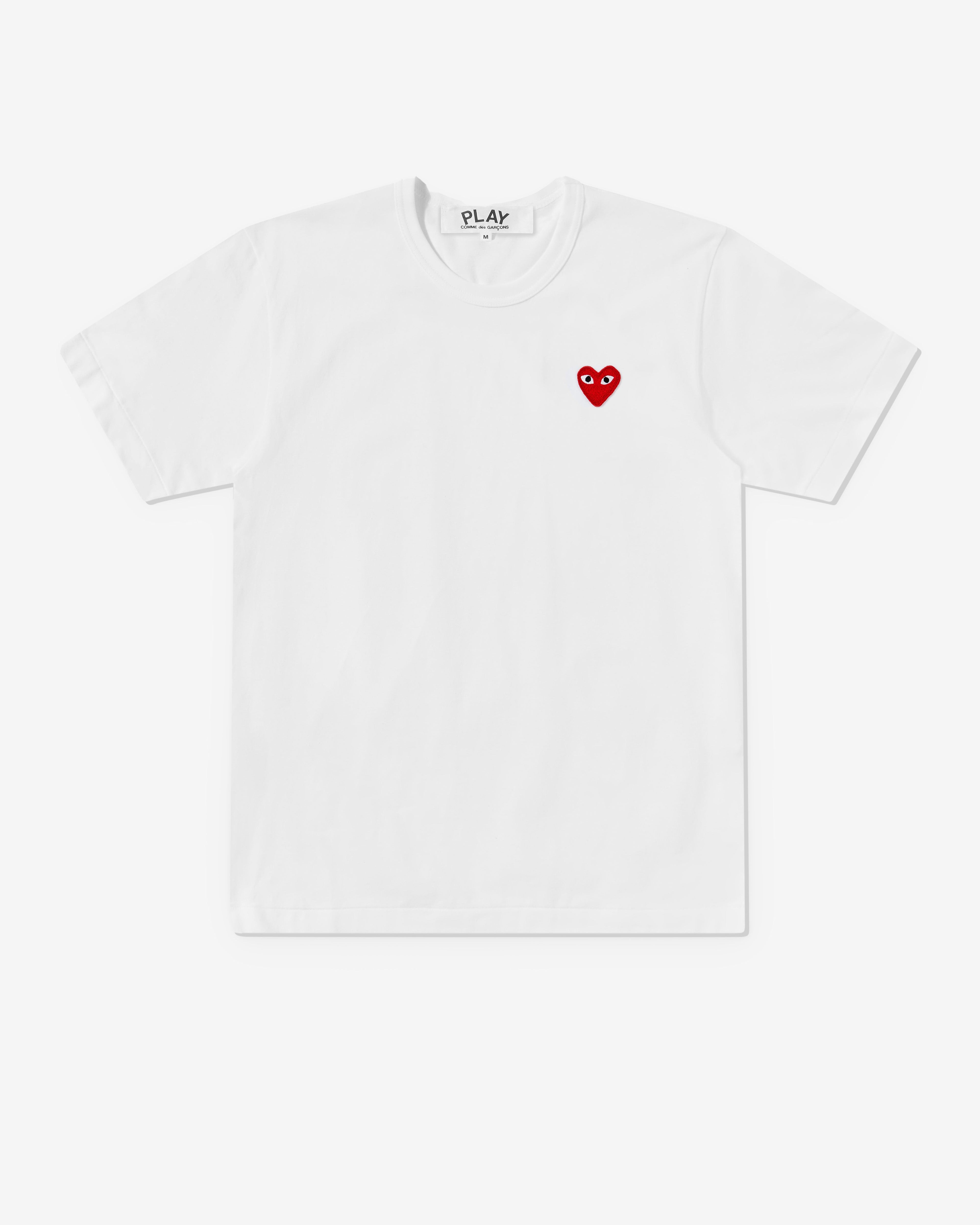 Play Comme des Gar?ons - Red T-Shirt - (White)