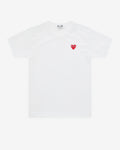 Play - Mesh T-Shirt Red Heart - (White)