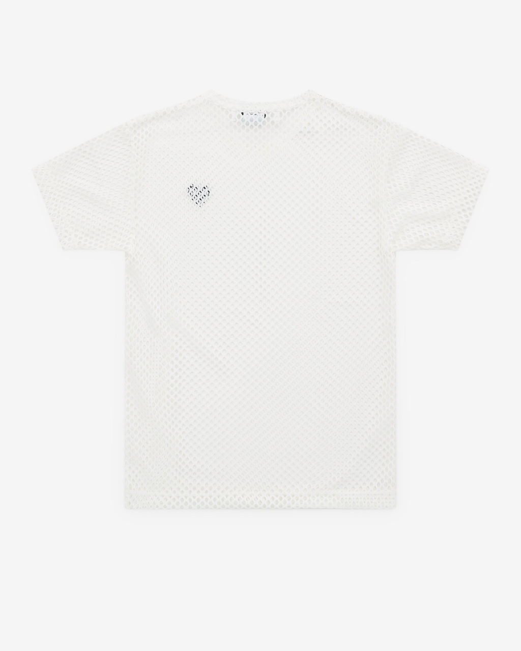 Play - Mesh T-Shirt Black Heart - (White)