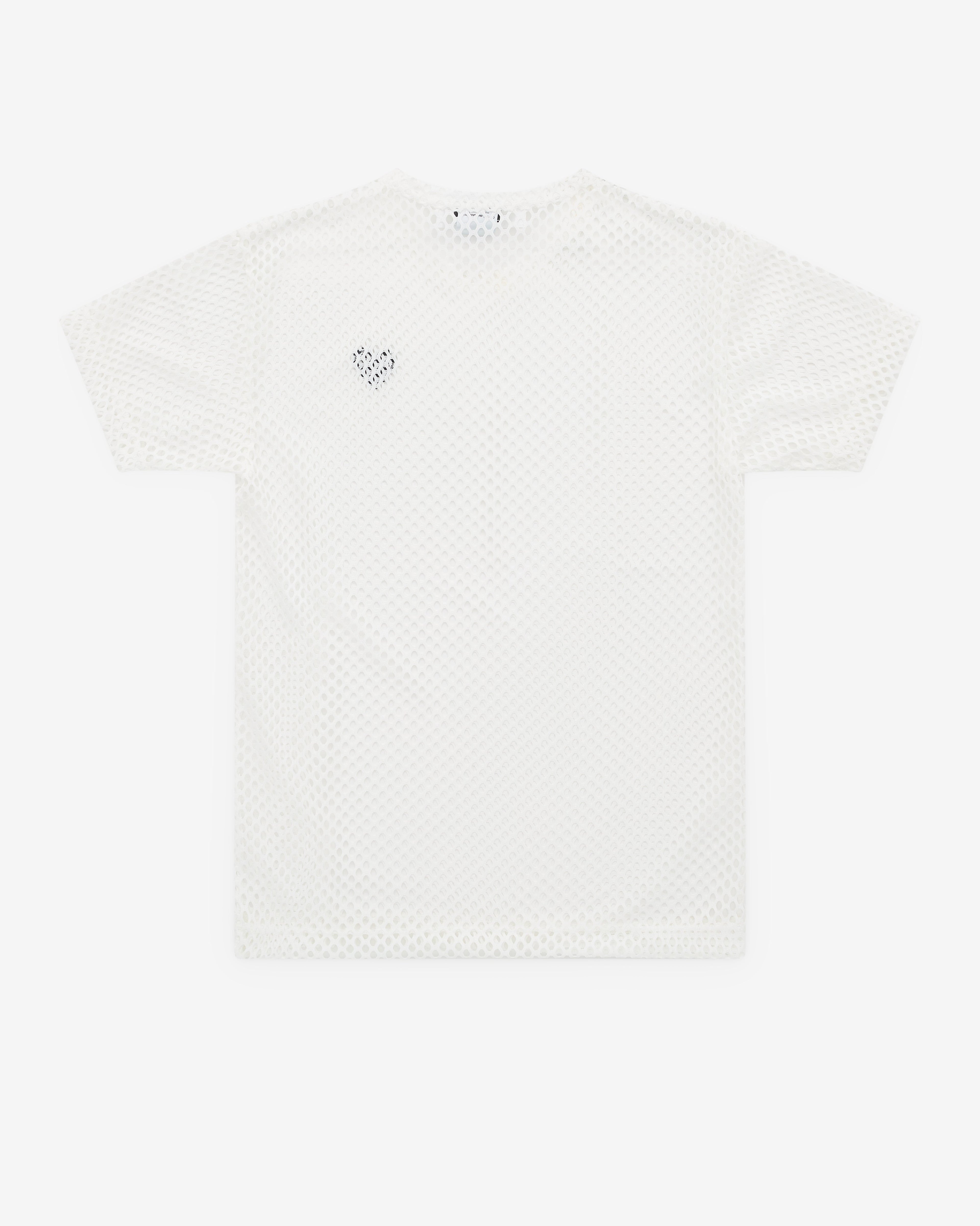 Play - Mesh T-Shirt Black Heart - (White)