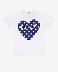 Play Comme des Gar?ons - Polka Dot Big Heart T-Shirt - (White)