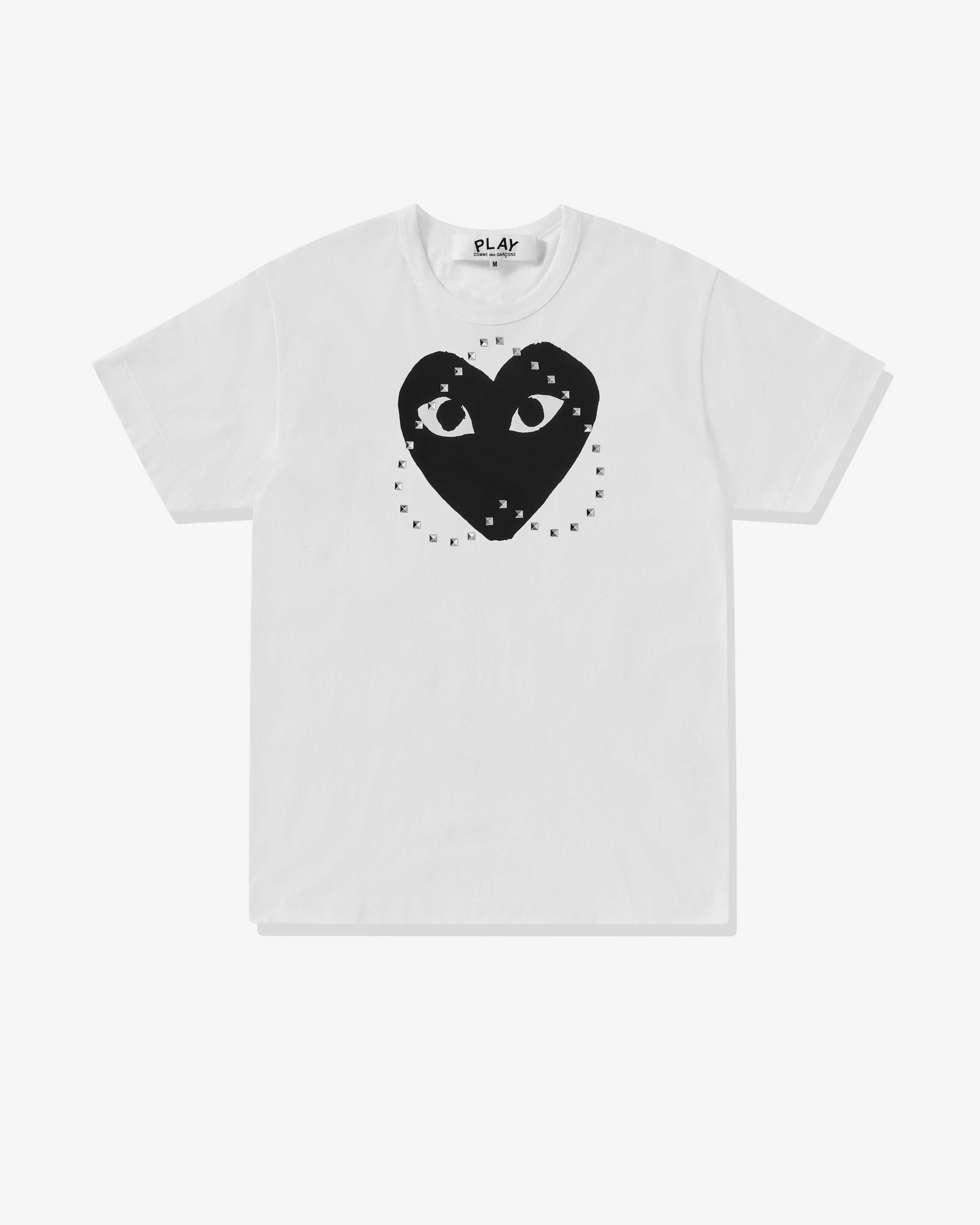 Play Comme des Gar?ons - Logo Stud T-Shirt - (White/Black)